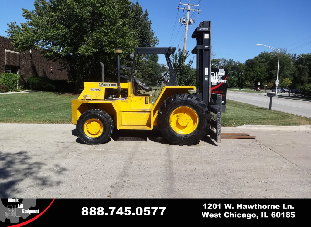 2000 Sellick SD80 Forklift on Sale in Iowa