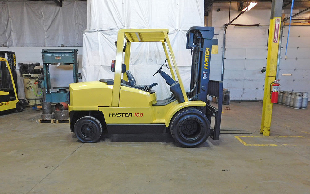  2003 Hyster H100XM Forklift on Sale in Iowa